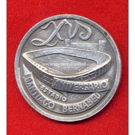 Real Madrid 60 Anniversary - Santiago Bernabéu Stadium 15 Anniversary, commemorative medal