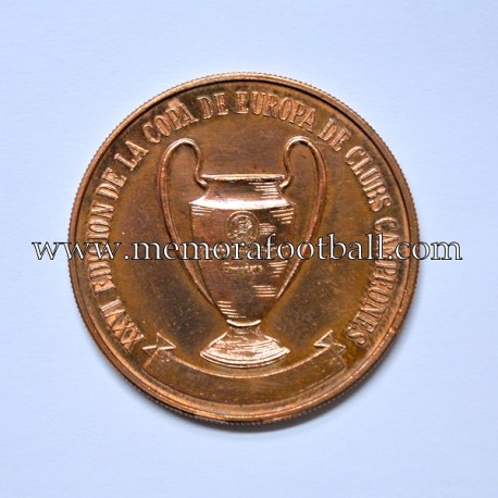 Medalla de la Final de la Copa de Europa 1981