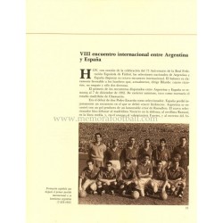 Spain v Argentina - 75th Anniversary of Spanish FA 12-10-1988 programme