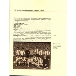Spain v Argentina - 75th Anniversary of Spanish FA 12-10-1988 programme