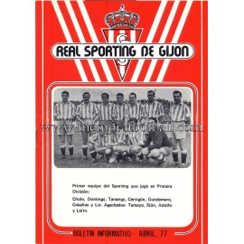 "Sporting de Gijón" 1977 newsletter