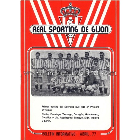 Boletín Informativo Sporting de Gijón 1977