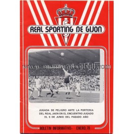 Boletín Informativo Sporting de Gijón 1978