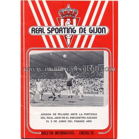 "Sporting de Gijón" 1978 newsletter