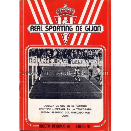 "Sporting de Gijón" 1978 newsletter