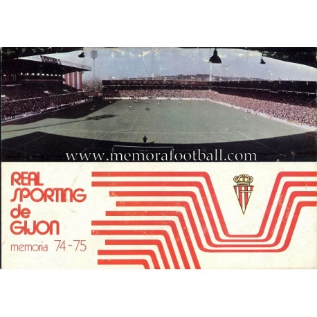 Memoria Sporting de Gijón 1974/75 