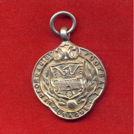 British Silver Football medal Bedford & Dist Football League