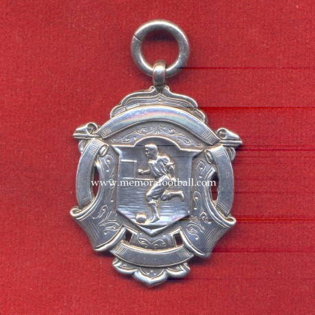 1904 British Silver Football Medal. V&S-ANCHOR-LION-E