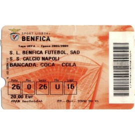 SL Benfica vs Napoli 02-10-2008 UEFA Cup