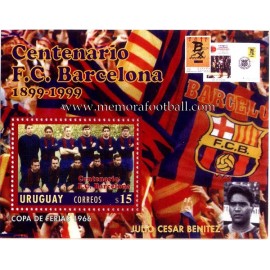 1899-1999 Centennial stamp FC Barcelona