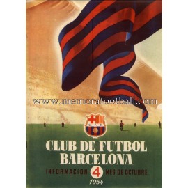 Boletín CF Barcelona nº4 Octubre 1954