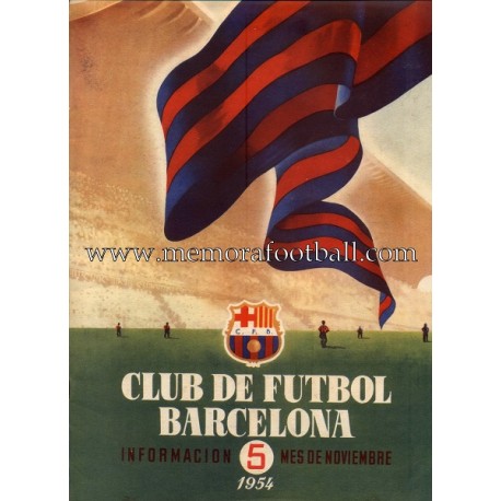 Boletín CF Barcelona nº5 November 1954