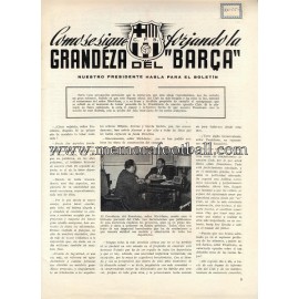 Boletín CF Barcelona nº7 Enero 1955