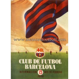 Boletín CF Barcelona nº8 Febrero 1955