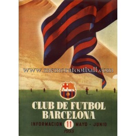 Boletín CF Barcelona nº11 May-June 1955