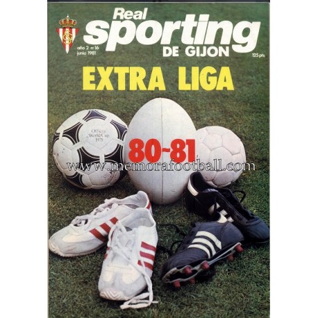 "Revista Real Sporting de Gijón" Nº15 1981
