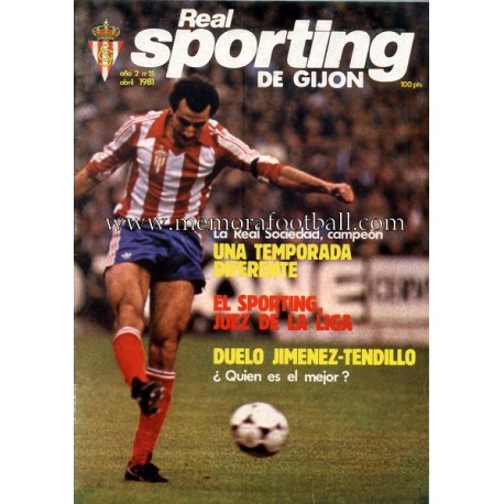 "Revista Real Sporting de Gijón" Nº15 1981