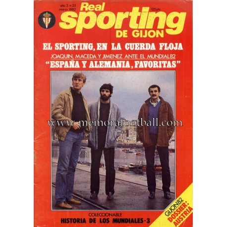 "Revista Real Sporting de Gijón" Nº25 1982