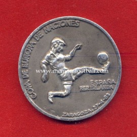 Spain v Republic of Ireland 27-04-1983 commemorative silver medal
